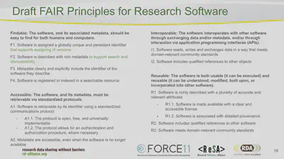FAIR4RS draft principles